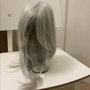 Silver Platinum Blonde Lace Front Wig